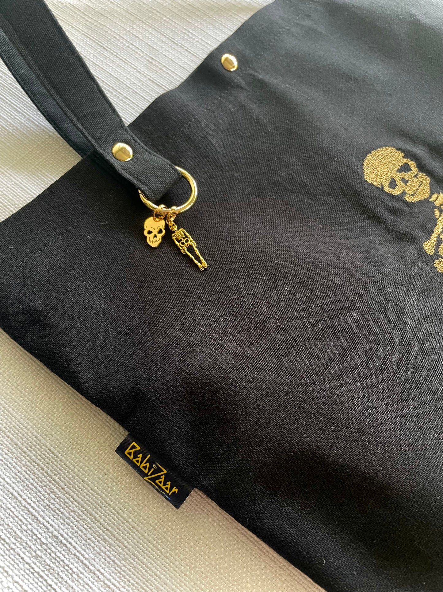 babizaar skelly zen bbff tote bag label