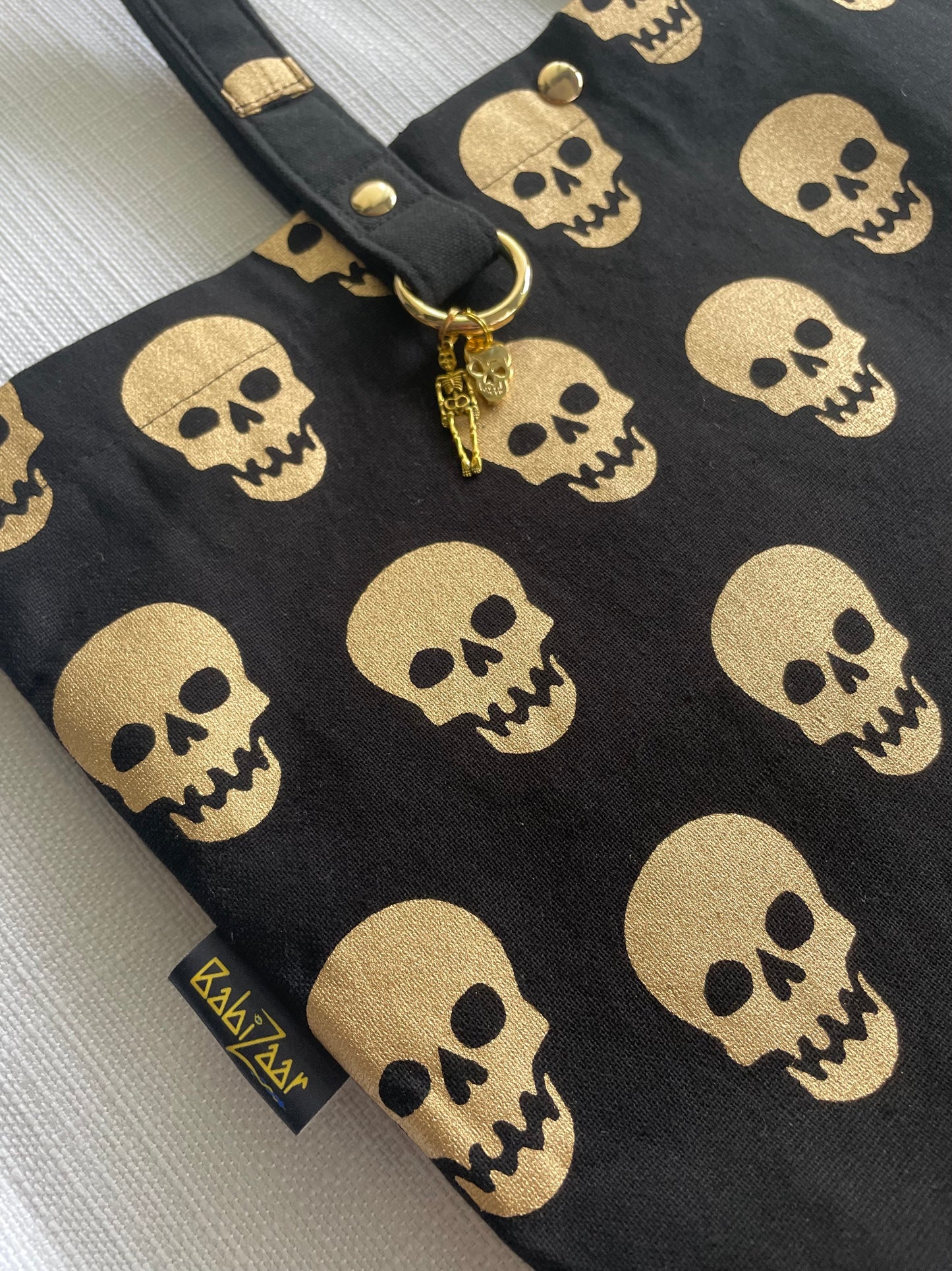 babizaar bone dady bbff tote bag label