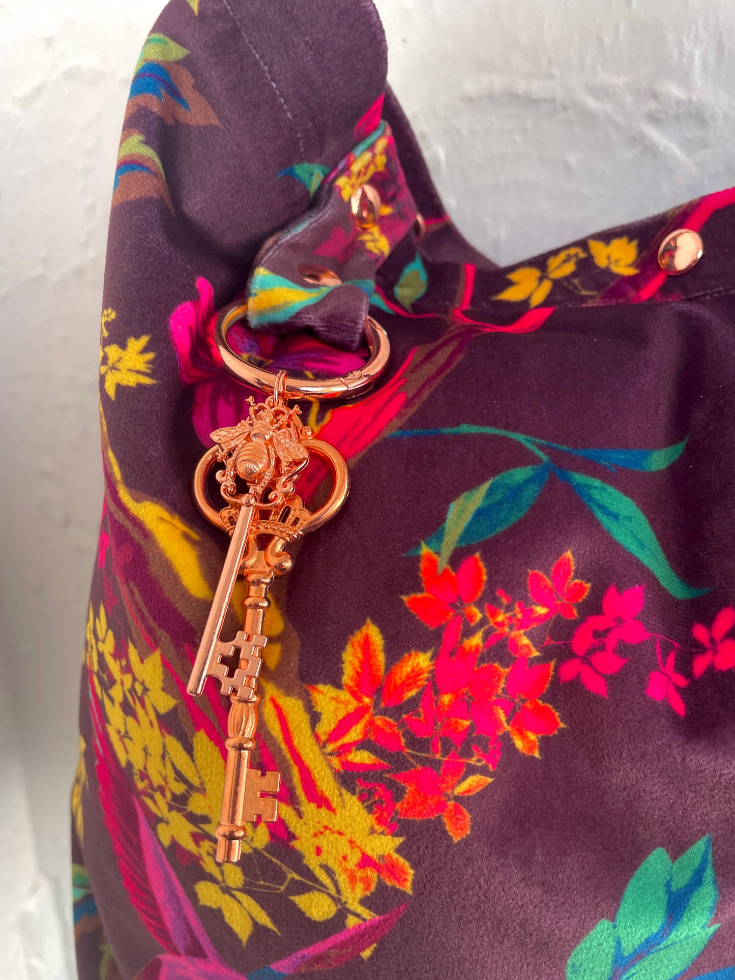 babzetta lillith's garden bbff bag key charm feature