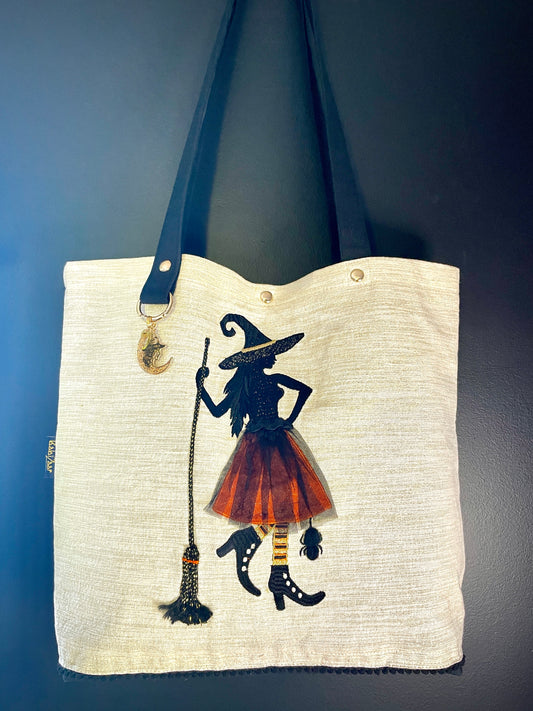 babizaar  bitchin' witchin' bbff tote bag hanging